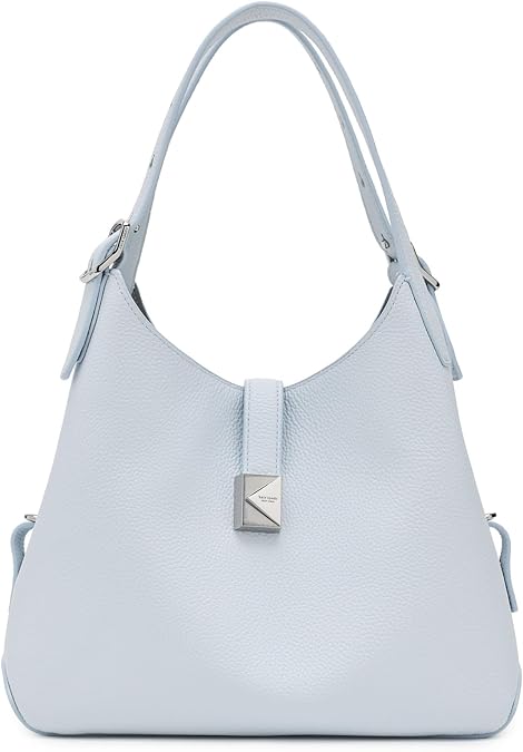 Retro-Style Decorative Crossbody Tote Bag Pale Sapphirine